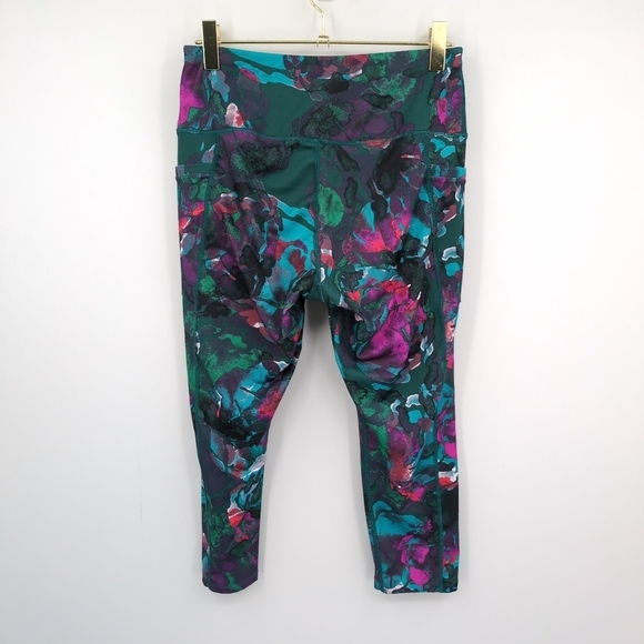 Al1ve Magnetics Multicolor Yoga Ankle Leggings Workout Athleisure Women's Large - Picture 2 of 5